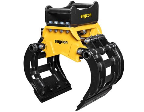 mini digger grab attachment|mini excavator grab attachment.